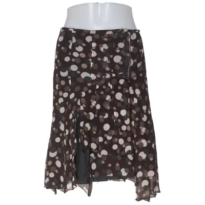 Skirt (Brown, Multicolored) from Comptoir des Cotonniers Polyester, Silk