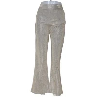 Pantalon patte d'éléphant (Or) de Ontwelfth Polyester