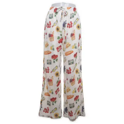 Palazzobyxor (Vit, Flerfärgad) från Forever 21 Polyester