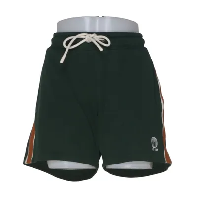 Short de jogging (Vert, Marron, Blanc) de YMR Track Club Coton, Polyester