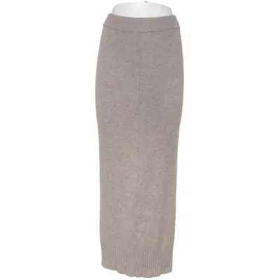 Maxi skirt (Beige) from Soft Goat Cashmere, Wool