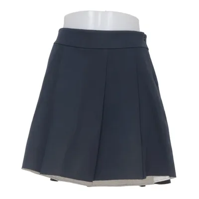 Skirt (Blue, Beige) from Morris Lady Cotton, Polyurethane