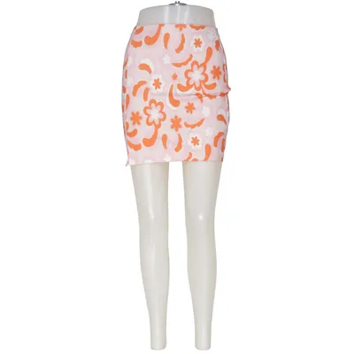 Kjol (Rosa, Orange, Vit) från Melissa Bentsen x NA-KD Elastan, Polyester