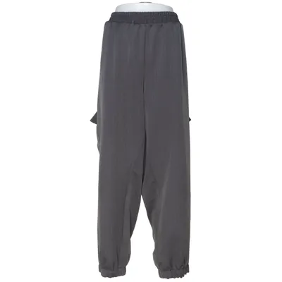 Pantalon cargo (Gris) de Zizzi Polyester, Viscose