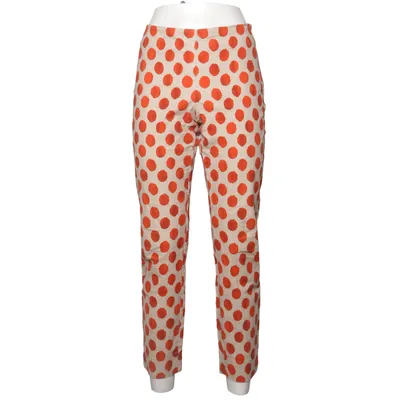 Pantalon (Beige, Orange) de Maliparmi Coton, Élasthane
