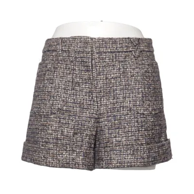 Shorts (Blå, Brun, Hvid) fra Miu Miu Alpacauld, Mohair, Polyamid, Viscose