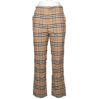 Pants (Beige, Multicolored) from Burberry Cotton