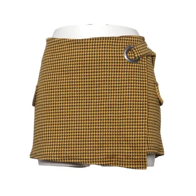 Skort (Yellow, Black) from Jennyfer Elastane, Polyester, Viscose