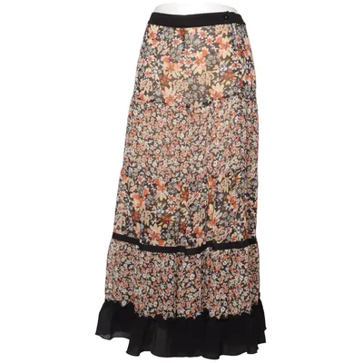 Maxi rok (Zwart, Oranje, Geel) van Gelco Polyester