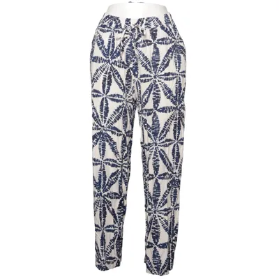 Palazzo pants (Blue, White) from Made in italy Viscose