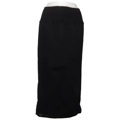 Maxi rok (Zwart) van Yohji Yamamoto Nylon, Viscose, Wol