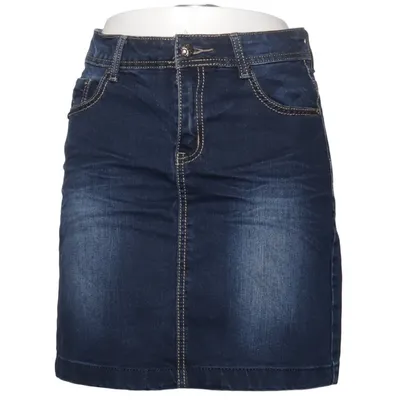 Spijkerrok (Blauw) van Onado Katoen, Elastaan, Polyester