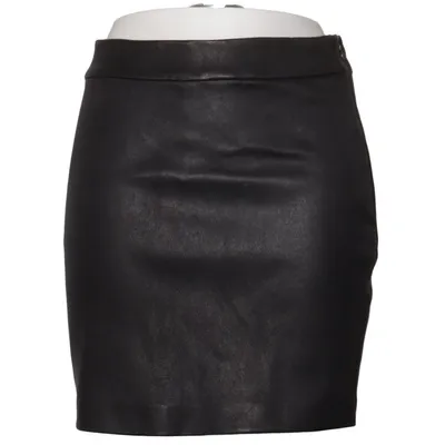 Lædernederdel (Sort) fra T by Alexander Wang Bomuld, Elastan, Polyester