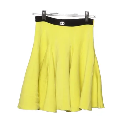 Kjol (Gul, Svart) från Twinset Elastan, Polyamid, Viskos