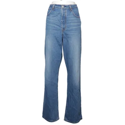 Jeans (Ribcage Straight) fra Levi Strauss & Co Bomuld, Elastan, Polyurethan