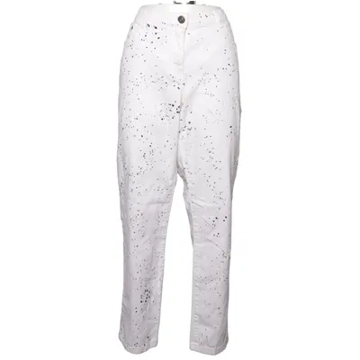 Jeans (White, Black) from Sheego Trend Cotton, Elastane