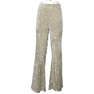 Byxor (Grön) från Zara Elastan, Polyester