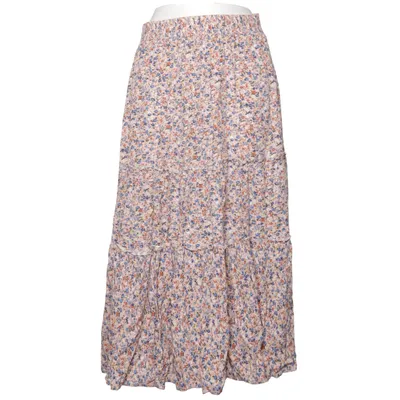 Maxi nederdel (Beige, Flerfarvet) Polyester