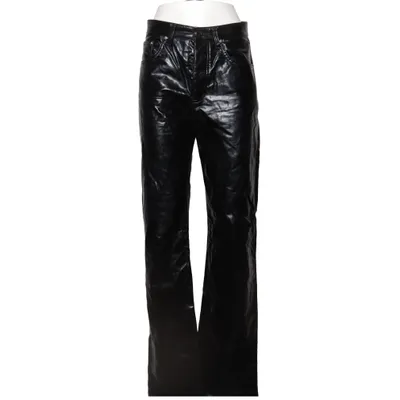 Leren broek (Zwart) van Paper Moon