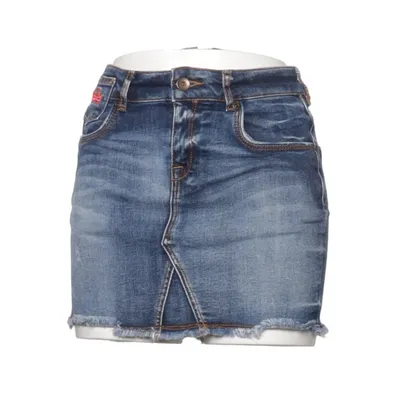 Jeanskjol (Standard Skirt) från Superdry Bomull, Elastan