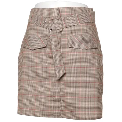 Kjol (Front Pocket Checked Skirt) från Emilie Briting x NA-KD Elastan, Polyester