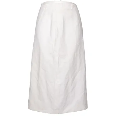 Maxi skirt (White) from Widudress Acetate, Cotton, Viscose