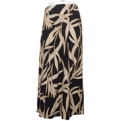 Maxi skirt (Black, White, Gold) from Oysho Linen, Viscose
