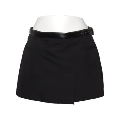 Skort (Black) from Stradivarius Elastane, Polyester, Viscose