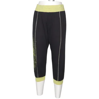 Trekvartsbyxor (Svart, Gul) från Zumba Wear Bomull, Polyester