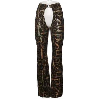 Chaps (Sort, Guld) fra Cottelli Collection Elastan, Polyamid