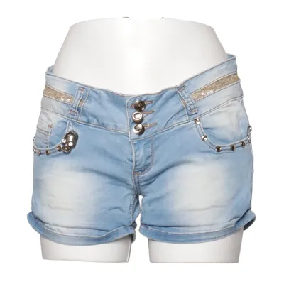 Denim shorts (Blauw) van Monday Premium
