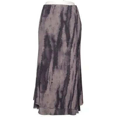 Maxi nederdel (Grå, Sort) fra Bershka Polyester
