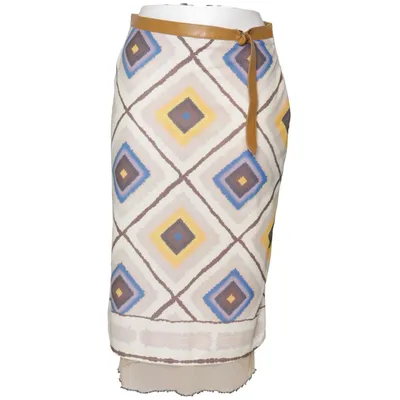 Skirt (Beige, Blue, Yellow) from Jane Doe Polyester