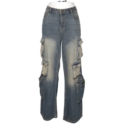 Pantalon cargo (Bleu) de FB Sister Coton