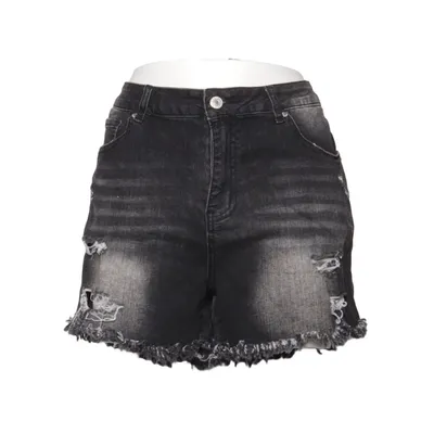 Jeansshorts (Svart) från Jeans Bomull, Elastan, Polyester, Viskos