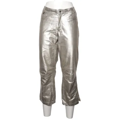 Leather pants (Silver) from Gloockler Leather, Polyester