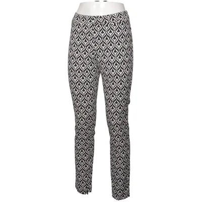 Pants (Black, White) from Suzanna Cotton, Elastane, Polyester