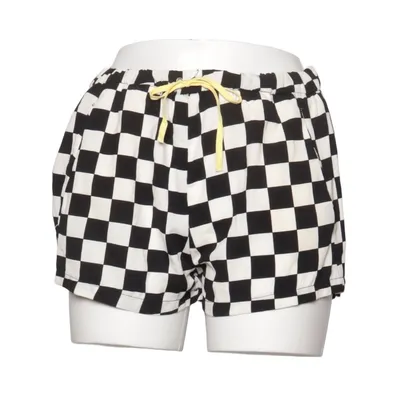 Short (Noir, Blanc) de CMNC Woman Coton, Polyester