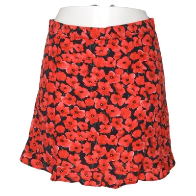 Skirt (Red, Black, Multicolored) from Zara Accessories Viscose