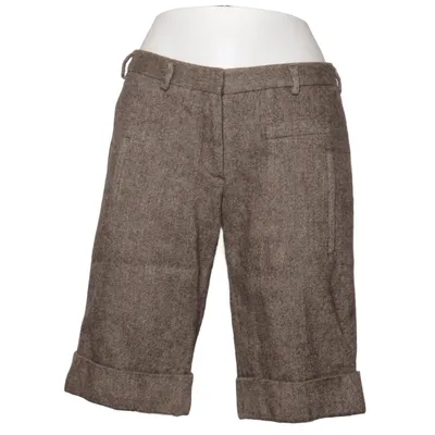 Korte broek (Bruin) van Neil Barrett Alpacawol, Polyester