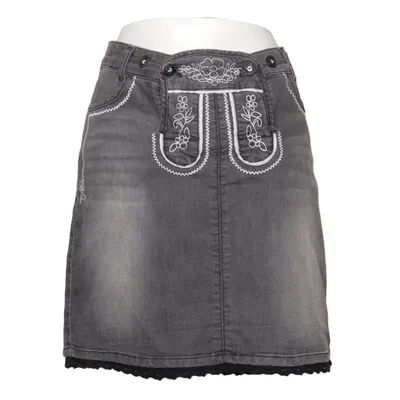 Jeanskjol (Grå) från Brandl Tracht Bomull, Elastan, Polyester