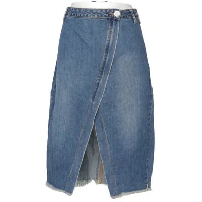 Denim skirt (Blue) from Oneteaspoon Cotton