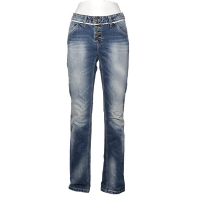 Spijkerbroek (Blauw) van M.O.D. Katoen, Elastaan