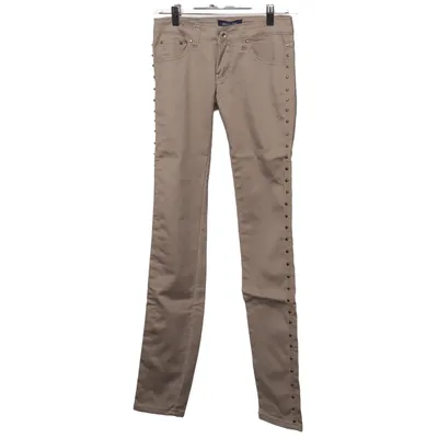 Jeans (Beige) fra Miss Anna Bomuld, Elastan, Polyester