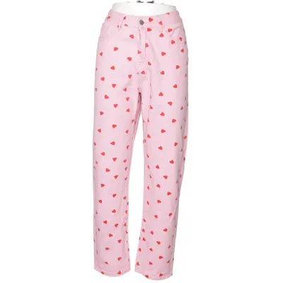 Jeans (Rosa, Röd) från Shein Bomull, Polyester