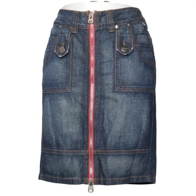 Denim skirt (Blue) from Freesoul Cotton
