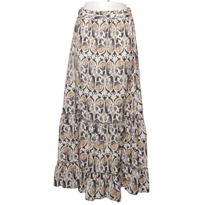 Maxi nederdel (Beige, Sort, Brun) fra Pescara Polyester