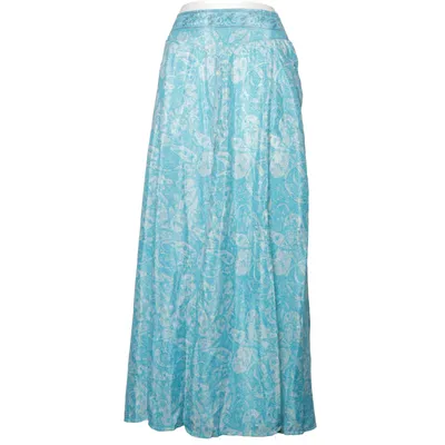 Jupe longue (Bleu, Blanc) de Aller Simplement Polyester