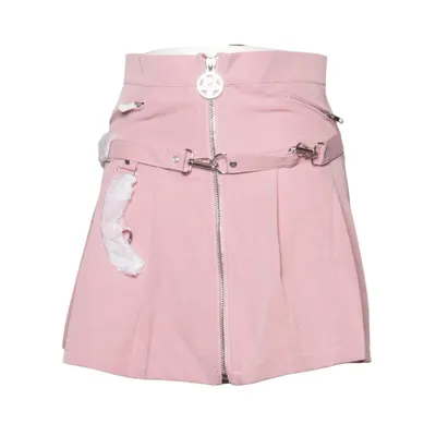 Kjol (Rosa) från Killstar Elastan, Polyester