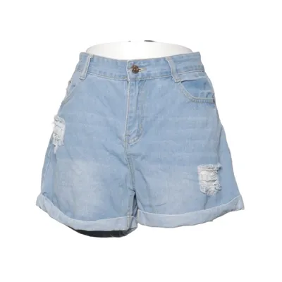 Short en jean (Bleu) de Jeans Coton, Polyester